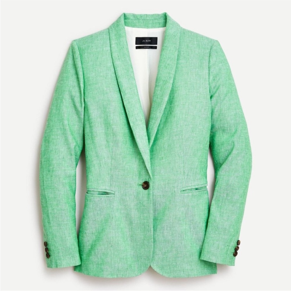 JCrew Parke blazer in stretch linen NWT size 14